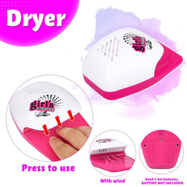 GIRLS NAIL GLAM SALON & NAIL DRYER